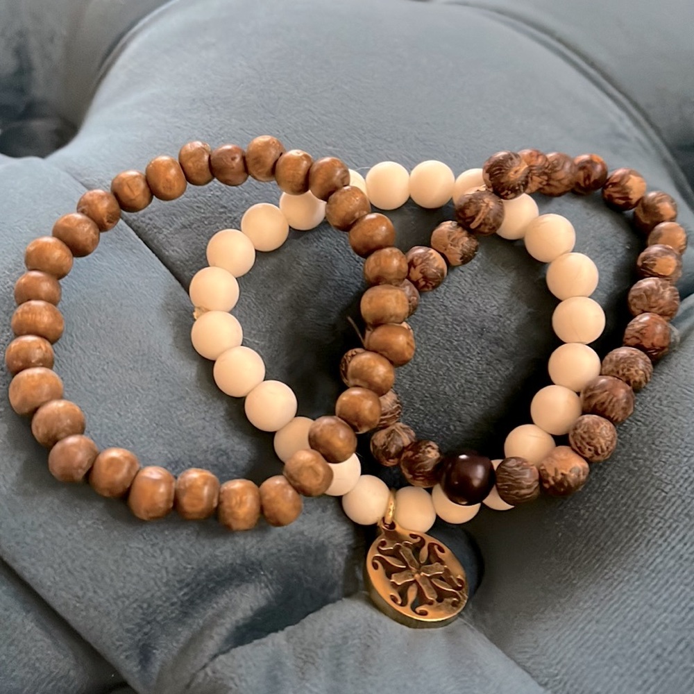 Tropical bead bracelets